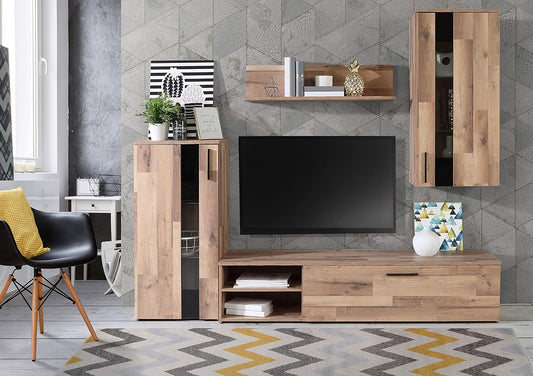 parete attrezzata tv da soggiorno cucina per salotto moderna mobili tv T2245,204S