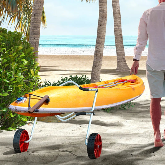 Carrello Porta Kayak Regolabile su 3 Livelli in Alluminio per Canoa e SUP WS7A32-021V00RDWS7