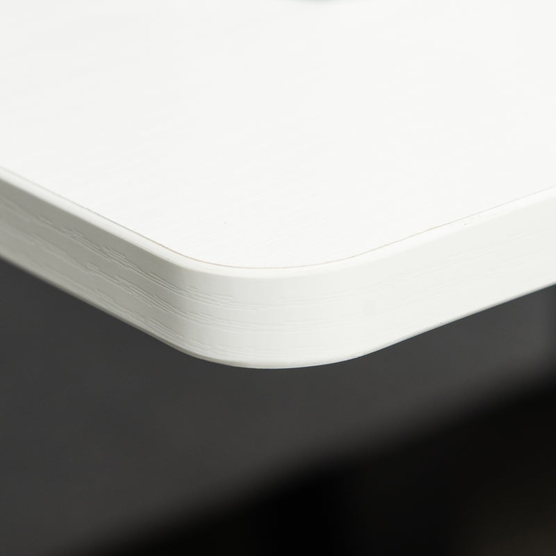 Scrivania Tavolino Porta PC Altezza Regolabile e Ruote  60x40x53-84cm Bianco QP9838-136WTQP9 , soggiorno salotto nero bianco marrone grgio alto basso design moderno sala moderno