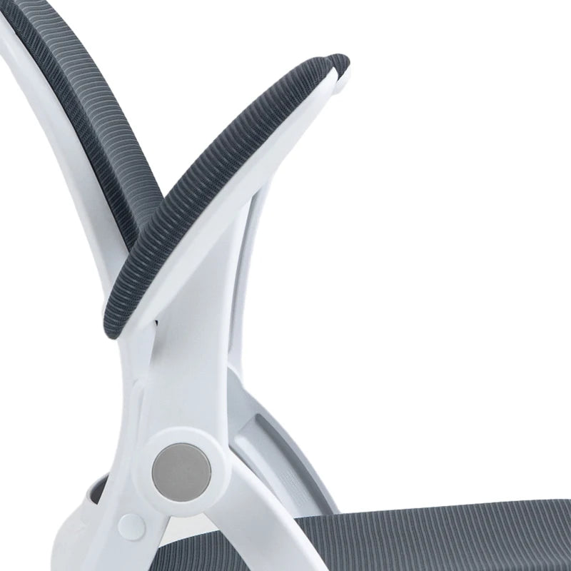 Sedia da Ufficio Ergonomica con Schienale a Rete e Altezza Regolabile, 65.5x61.5x88-97.5cm, Grigio YH6921-511V01GYYH6