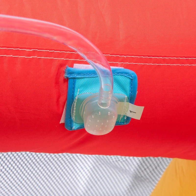 Castello Gonfiabile per Bambini con Scivolo, Trampolino e Piscina, 390x300x197cm PQ1342-040V90PQ1