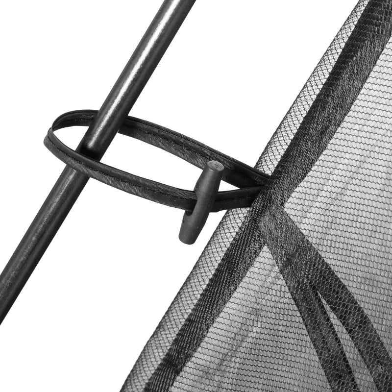 Tenda da Campeggio a Igloo con Porta a Cerniera, Zanzariera e Finestre a Rete, 206x152x110 cm, Verde IW8A20-260DGIW8