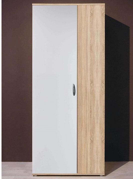 scarpiera ingresso moderna bianca 2 ante legno salvaspazio armadio ingresso bianco marrone rovere SR42241,206G6